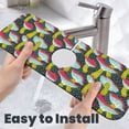 thumbnail image 6 of Pofeuu Green Mushroom Print Splash Guard for Sink Faucet Sink Gadgets-Splash Guard Behind Faucet Drip Catcher for Kitchen, Bathroom,Sink Mat, 6 of 7