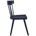 thumbnail image 2 of Modway Sutter 18" Spindle Back Modern Wood Dining Side Chair in Midnight Blue, 2 of 7