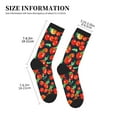 thumbnail image 3 of KLL Tomatoes Print Cool Socks Men's Women's Crew Socks Funny Crazy Novelty Stockings, 3 of 7