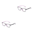 thumbnail image 2 of Guardurnaity TR90 anteojos rectangulares sin prescripción gafas estudiantes estilo Vintage gafas lectura computadora negro morado negro 2piezas, 2 of 6