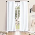 thumbnail image 1 of Cortinas separadoras de ambientes DONREN Blackout de 1,5 m x 2,4 m, color blanco, 1 of 7