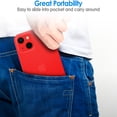 thumbnail image 5 of JETech Ultra Slim (0.35mm Thin) Case for iPhone 13, 6.1-Inch, Camera Lens Cover Full Protection, Lightweight, Matte Finish PP Hard Minimalist Case, Support Wireless Charging (Red), 5 of 7