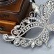 thumbnail image 5 of Nupcial Rhinestone Mascarada Máscara de ojos Bola Fiesta de Halloween Princesa de Halloween Máscara de diamantes, 5 of 5