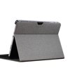 thumbnail image 1 of TORUBIA Case for Surface Pro 7 12.3 Inch - Folio Smart PU leather Cotton Linen Stand Cover (Grey), 1 of 7