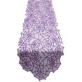 thumbnail image 4 of Halloween Tricoté Dentelle Toile d'Araignée Décoration Utiliser le Drapeau de Table (Violet), 4 of 9