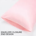 thumbnail image 5 of Unique Bargains 4 Pack Satin Pillowcases for Hair and Skin, Pink Travel, 5 of 8
