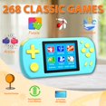thumbnail image 2 of Consola de juegos portátil Beico 268 Videojuegos retro clásicos, 2 of 7