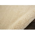 thumbnail image 6 of Malibu Shag Solid Cream Area Rug, 6 of 7