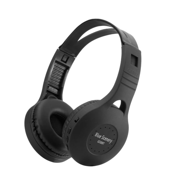 Gecau Universal Head-mounted Sports Wireless Headset Radio Headphone Support Budget-Friendly Black 7.2x4 Inch Home Stuff