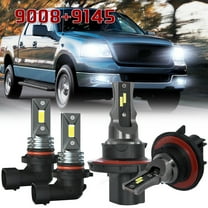 For 2004-2008 Ford F150 Quayub Headlights Assembly  LED Headlight Hi/Lo Fog Light Bulbs
