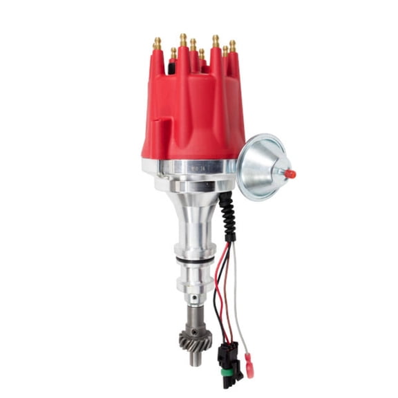 Pro Series Ready to Run Distributor for Ford BB/351C V8 - Red