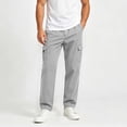 thumbnail image 2 of BVOFAR Cargo Pants for Men Big and Tall Lightweight Elastic Waisted Hiking Trousers Casual Workout Joggers Utility Work Trouser Gray XXXL, 2 of 6