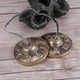 thumbnail image 4 of Buddhism Handmade Brass Finger Cymbals Bells Religious Buddhist Musical Apparatus, 4 of 4