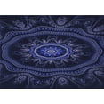 thumbnail image 1 of Ahgly Company Machine Washable Indoor Rectangle Transitional Deep Periwinkle Purple Area Rugs, 8' x 10', 1 of 7