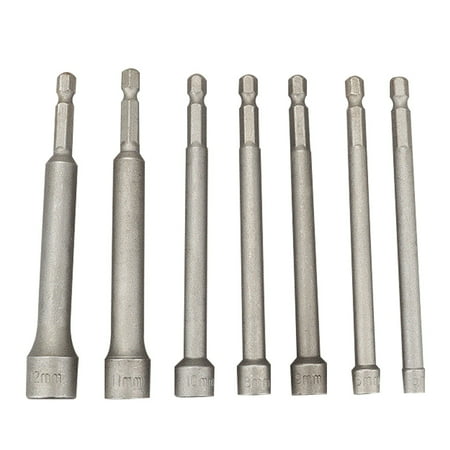 

QUSENLON Socket Wrench Set Long Hex Nut Driver Socket Metric Impact Extension Drill Bits