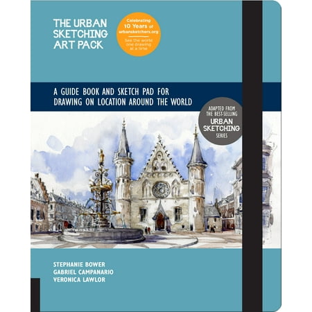 The Urban Sketching Art Pack : A Guide Book and Sketch Pad for Drawing on Location Around the World--Includes a 112-page paperback book plus 112-page