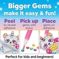 thumbnail image 2 of Kit de pintura con diamantes de gemas grandes para niños, 12 pegatinas, manualidades, bricolaje, pintura con diamantes 5D mágica por números, juguetes, regalo para niñas y niños, 2 of 5