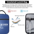 thumbnail image 4 of He Is Risen Happy Easter Day Portable Lunch Bag Reusable Insulated Tote Box Leakproof Thermal Cooler For Office Work Shopping Picnic Camping Or Travel, 4 of 7