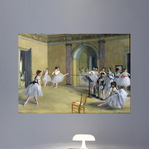 Wallhogs Degas The Dance Foyer at the Opera on the rue Le Peletier (1872) Poster Wall Mural