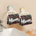 thumbnail image 6 of 6PCS Dish Towels and Dish Cloths Reuseable Dishcloths Sets for Washing Dishes, Cooking, Baking Size 11" x 11" Christmas Snowman, 6 of 9