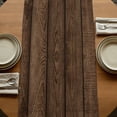 thumbnail image 5 of Table Runners 120 Inches Long Dress Scarves, Sunflower Farmhouse Coffee/Dining/Kitchen Table Runner for Living Room, Yellow Flowers Summer Botanical Wooden Retro Art 13x120 Inch, 5 of 9