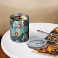 thumbnail image 3 of 12oz Coffee Tumblers Bernese Mountain and Flower Stainless Steel Vacuum Insulated Travel Tumbler Coffee Cups Mug with Lid and Straw with Cleaning Brush for Cold & Hot Drinks, 3 of 5