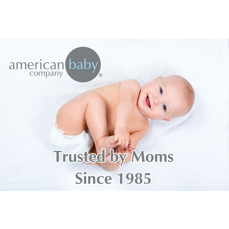 American Baby Company 100% Cotton Jersey Mini Crib Sheets - Pack Of 3, Fits 24x38 Inch Mattresses, Soft & Breathable