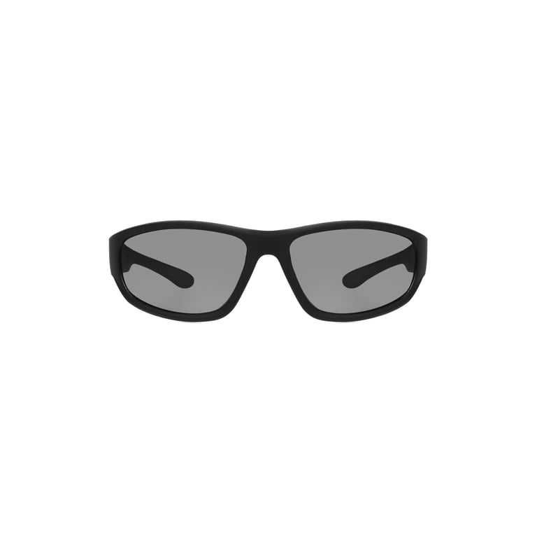 Foster Grant Wrap Sport Sunglasses, Black photo 1