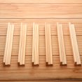 thumbnail image 4 of 16 Packs Wooden Tile Holders Replacement Rack Letter Racks Trays for Crafts and Game Stands, 4 of 6