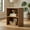 Natural, variant on Resenkose 2-Cube Adjustable Bookcase with 5-Position Shelves, Free-Standing Home Storage Unit, Brown