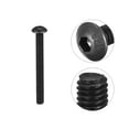 thumbnail image 4 of Uxcell M4x40mm Hex Socket Button Head Cap Bolts Screws Alloy Steel Black 50 Pack, 4 of 5