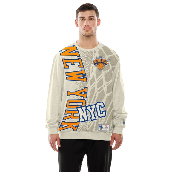 Men's New Era Tan New York Knicks 2025/26 City Edition Sweatshirt