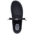 thumbnail image 3 of HEYDUDE Wendy Stretch Canvas , Black Odyssey, 9, 3 of 6