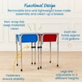 thumbnail image 5 of ECR4Kids 2-Station Sand and Water Adjustable Height Table, Sensory Bins, Blue/Red, 5 of 9