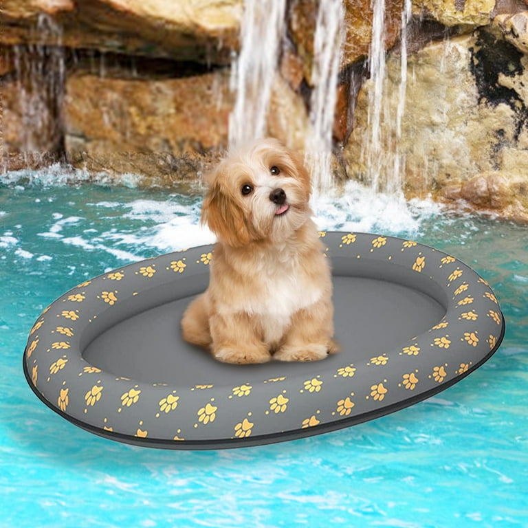 KONDYS Inflatable Dog Float Pet Floating Bed Floatie Mat Dog
