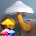 thumbnail image 3 of Lámpara de hongo mágico con sensor de hongo, luz nocturna LED que cambia de 7 colores, mini cama de ensueño, linda luz nocturna colorida para adultos y niños para dormitorio, baño (2 piezas), 3 of 5