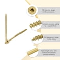 thumbnail image 4 of Uxcell 100pcs Deck Screws #9 x 3" Torx Exterior Wood Screws with T25 Drive Bit, 4 of 7