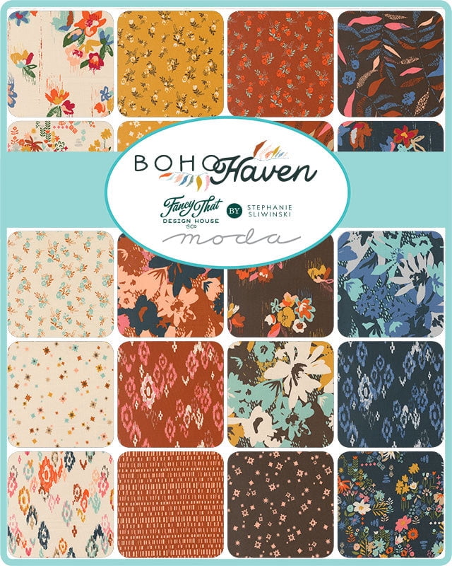 Moda - Boho Haven Jelly Roll by Fancy That Design House & Co. 40 pcs