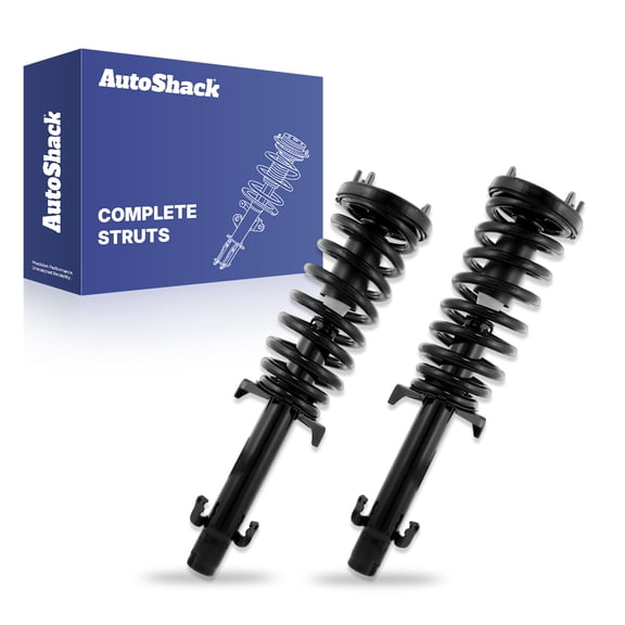 AutoShack Front Complete Strut & Coil Spring | Replacement for 2008-2012 Honda Accord | 2-PC