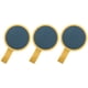 thumbnail image 2 of Ganchos para toallas giratorios, 360°, sujeción de alta resistencia, ABS duradero, multifuncionales para baño y hogar, azul oscuro y amarillo, juego de 3, 2 of 8