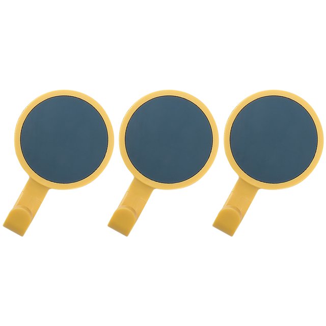 Ganchos para toallas ganchos para sombreros ganchos de pared 3 piezas ganchos para toallas rotación de 360 grados fuerte fuerza de sujeción durable ABS estable