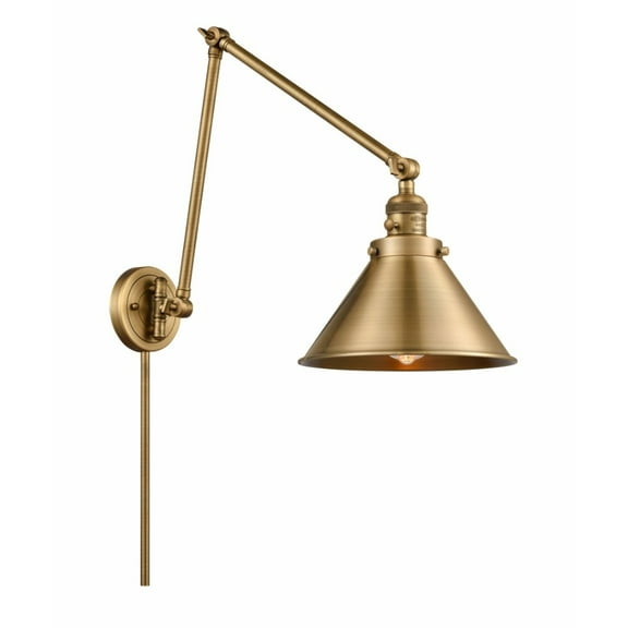 Innovations Lighting 238-Bb-M10 Briarcliff 30" Tall Wall Lamp - Brass