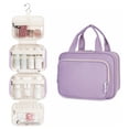 thumbnail image 2 of Neceser colgante Narwey, organizador de maquillaje de viaje, color morado, 2 of 8