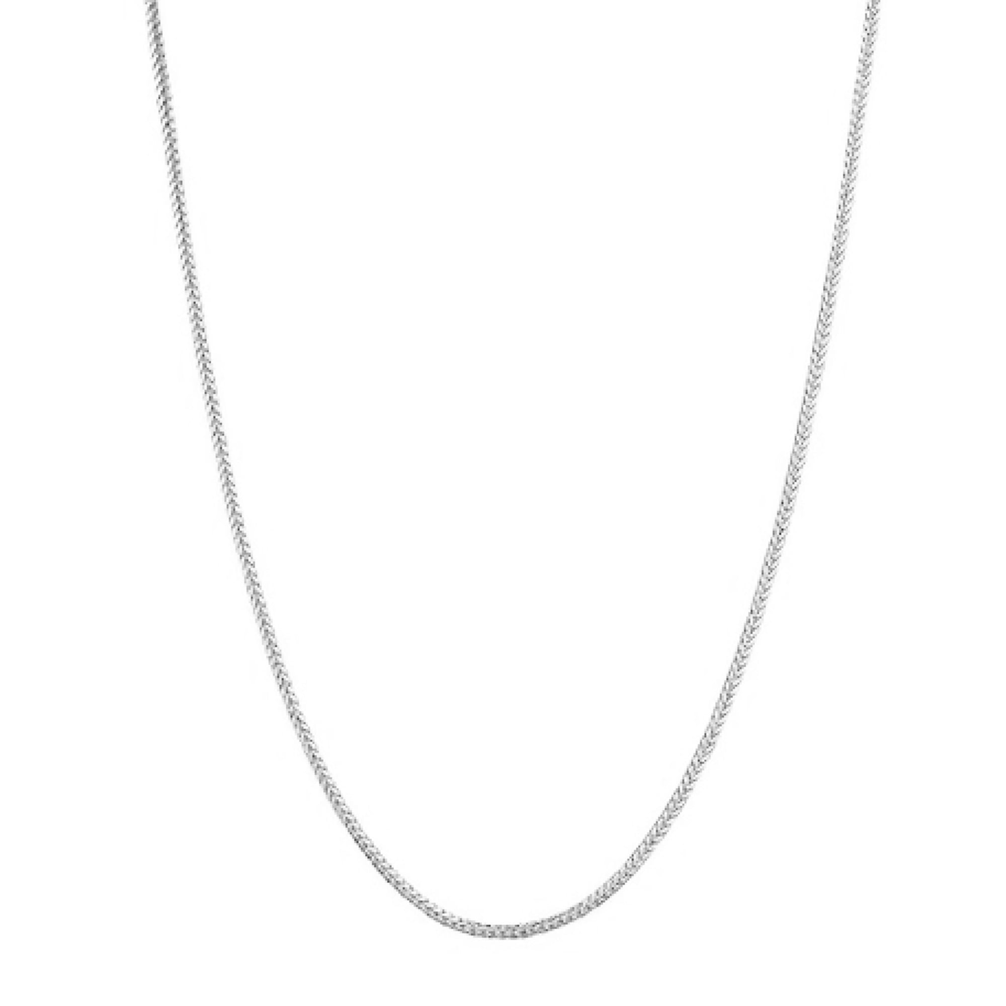 14k Yellow Gold Round Wheat Chain (1.00 mm)