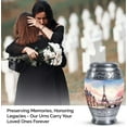 thumbnail image 4 of Eiffel Tower City Urns With s - Urns For Human Ashes Adult - Funeral Urns For Adult Ashes Men - Cremation Urns - Keepsake Urns For Ashes Small - Cremation Urn For Ashes - Urn For Dad (Size -3inch,1Pc), 4 of 5