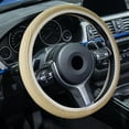 thumbnail image 7 of Universal Steering Wheel Cover Enhanced Grip Control with Secure Fiber Leather Installation for Superior Driving Comfort, 7 of 7