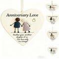 thumbnail image 4 of LanSuare Heart-Shaped Sea Glass Friendship Decor, 3.14Inch Acrylic Timeless Friendship Heart Keepsake, Friendship Heart Ornament for Christmas Tree Hanging Ornaments, 4 of 4