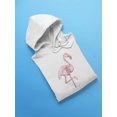 thumbnail image 3 of Cute Flamingo With Patterns Hoodie Women -Image by Shutterstock, Female 3X-Large, 3 of 4