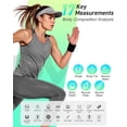 thumbnail image 2 of Body Fat Scale Smart Scale for Weight 0.1lb High Accuracy Digital Bathroom BMI Fat Muscle 17 Composition Analyzer Sync with App LED Display 400lb Black, 2 of 4
