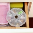 thumbnail image 2 of maskred Plastic 8 Cells Jewelry Organiser Container Storage Box, 2 of 6